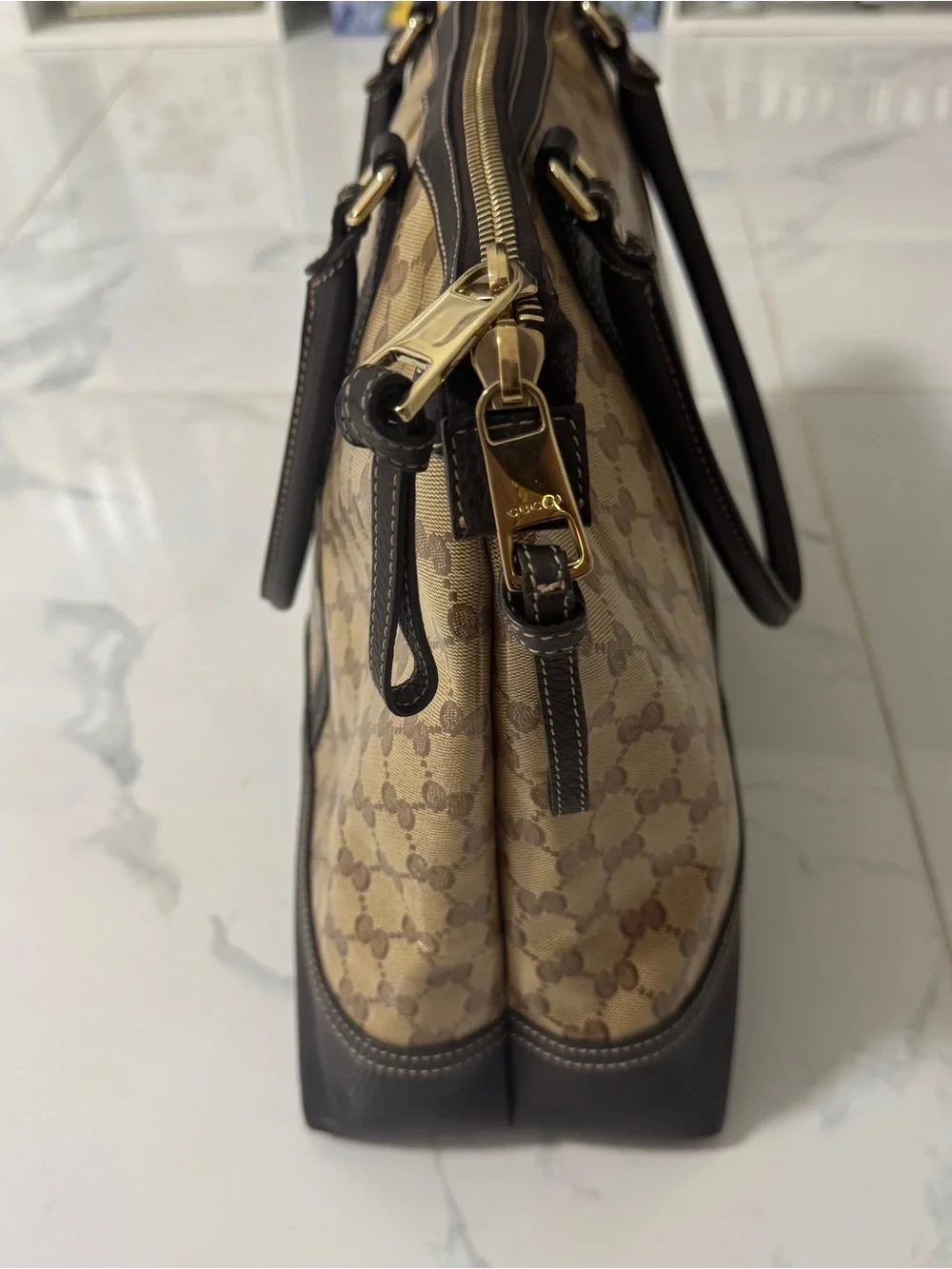 Gucci coated canvas
